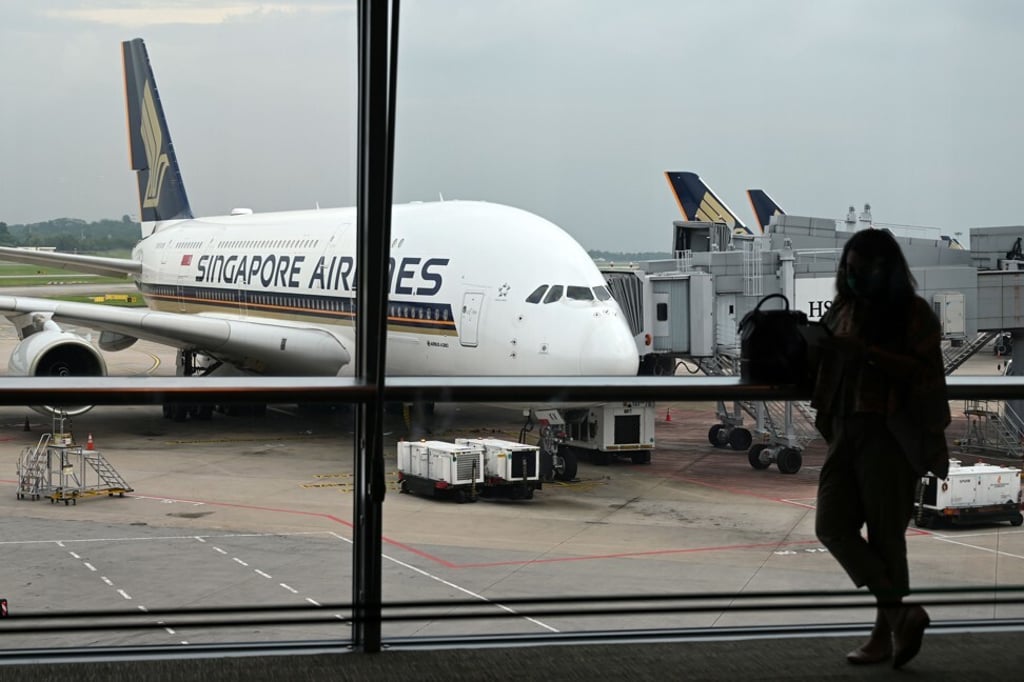 The Airbus A380 plane won’t be used in the travel bubble. Photo: AFP