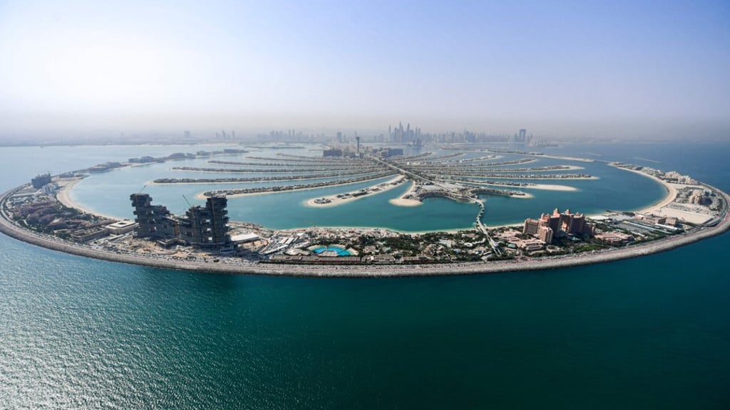 Atlantis The Palm, a luxury hotel resort in the man-made Palm Jumeirah archipelago off the Gulf emirate of Dubai in July 2020. Photo: Agence France-Presse