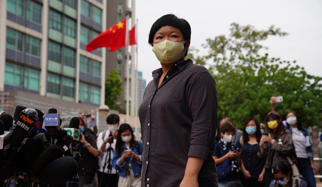 Bao Choy, 37, was charged with violating a provision in the Road Traffic Ordinance. Photo: Sam Tsang