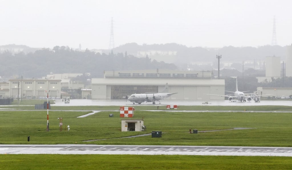 Private surveillance aircraft are said to have been sent to the US Kadena Air Base in Okinawa, Japan. Photo: Kyodo