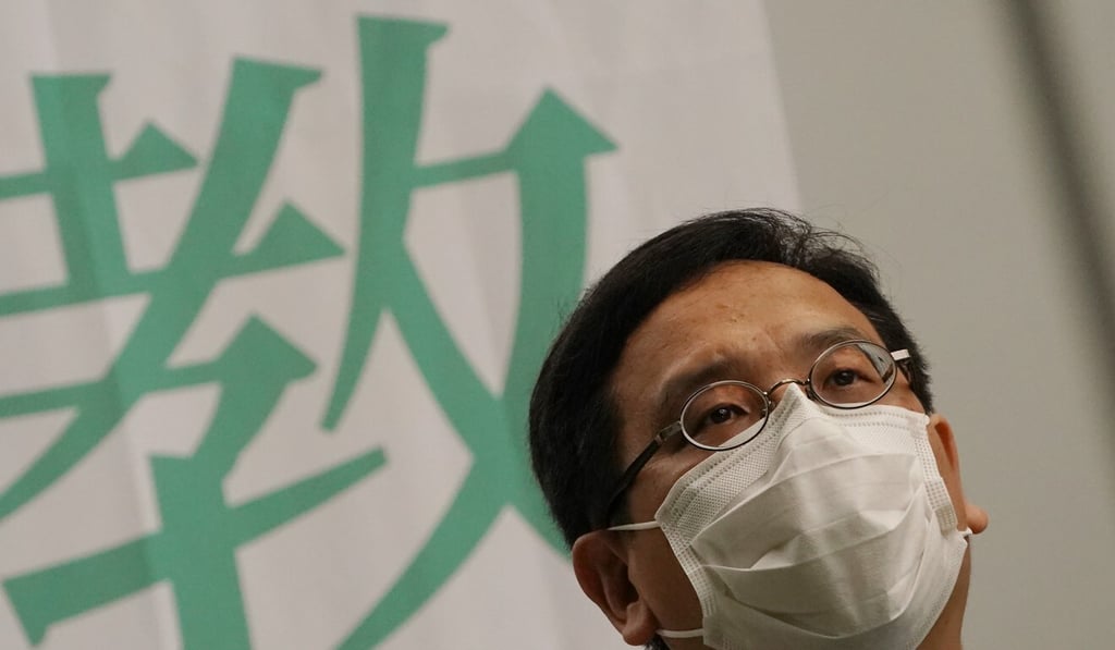 Ip Kin-yuen, of the Professional Teachers’ Union, says the flurry of instructions is ’practically a government campaign’. Photo: Felix Wong Ip Kin-yuen, of the Professional Teachers’ Union, says the flurry of instructions is ’practically a government campaign’. Photo: Felix Wong