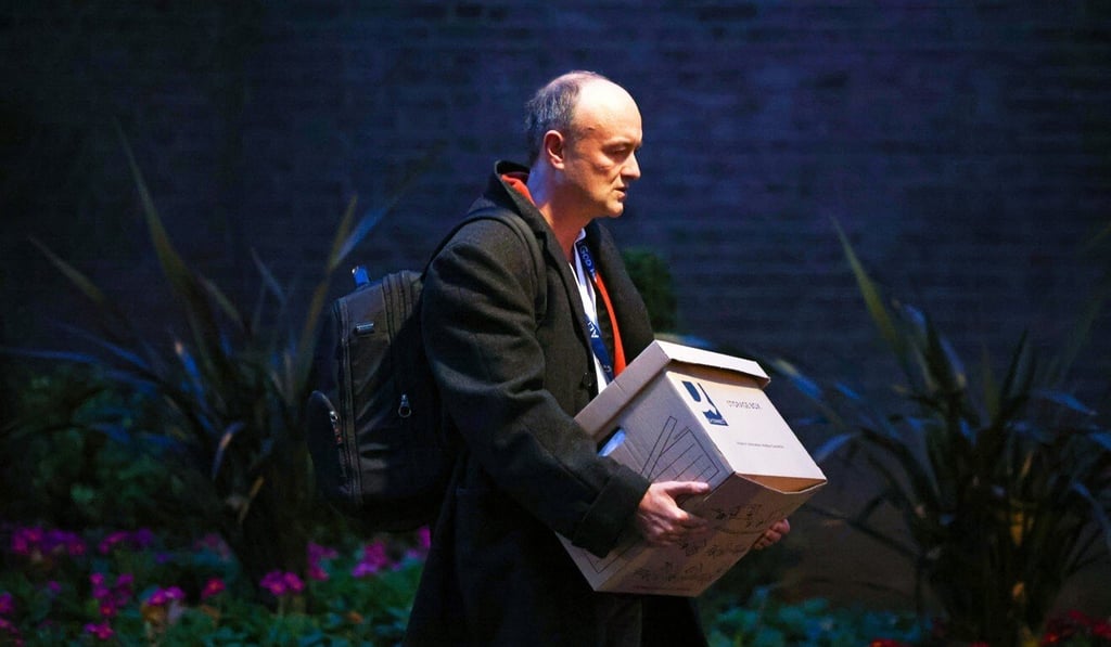 Dominic Cummings leaves 10 Downing Street, in London on Friday. Photo: Reuters Dominic Cummings leaves 10 Downing Street, in London on Friday. Photo: Reuters