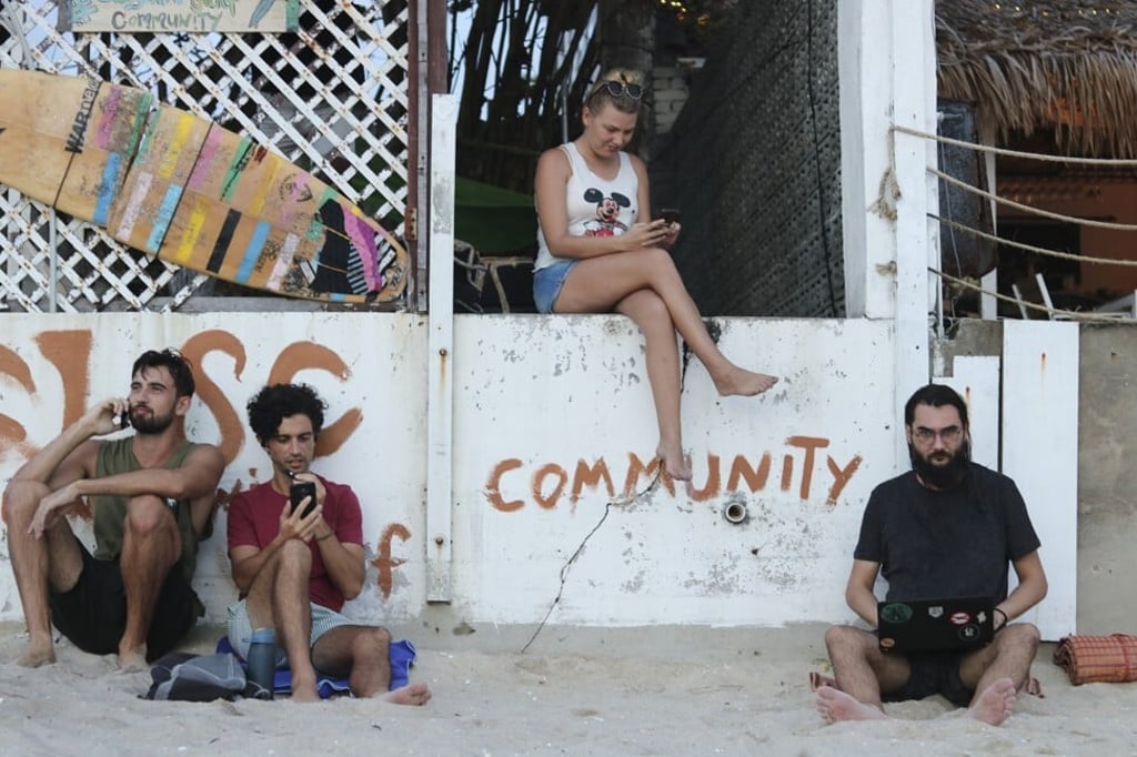 Digital nomads in Langkawi, Malaysia found themselves grounded when the country introduced a movement control order, in March. Photo: Thomas Bird Digital nomads in Langkawi, Malaysia found themselves grounded when the country introduced a movement control order, in March. Photo: Thomas Bird