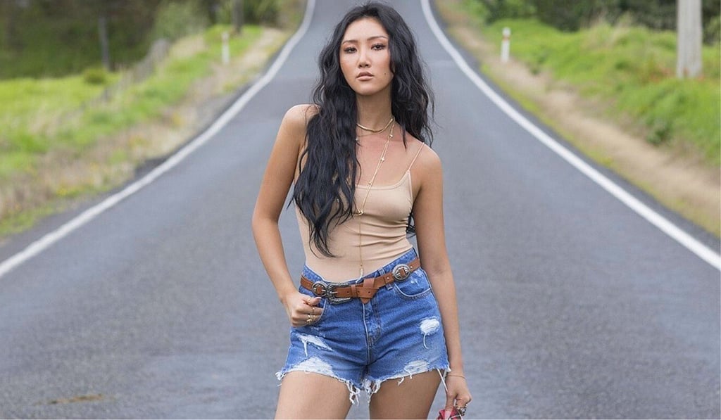 Hwasa from Mamamoo took second place on the female K-pop star popularity list. Hwasa from Mamamoo took second place on the female K-pop star popularity list.