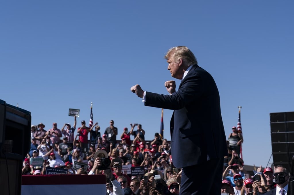 Trump’s executive order on November 12 bans investment in Chinese firms deemed to have ties with the military. Photo: AP Trump’s executive order on November 12 bans investment in Chinese firms deemed to have ties with the military. Photo: AP