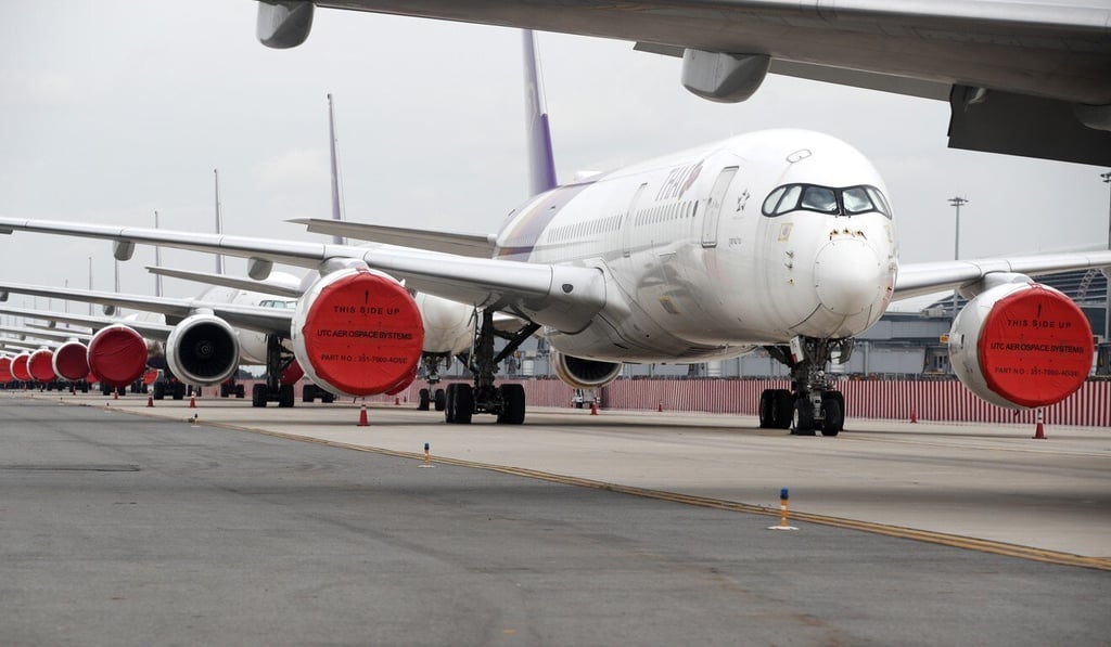 Since Covid-19 hit, many planes around the world have been grounded. Photo: EPA-EFE Since Covid-19 hit, many planes around the world have been grounded. Photo: EPA-EFE