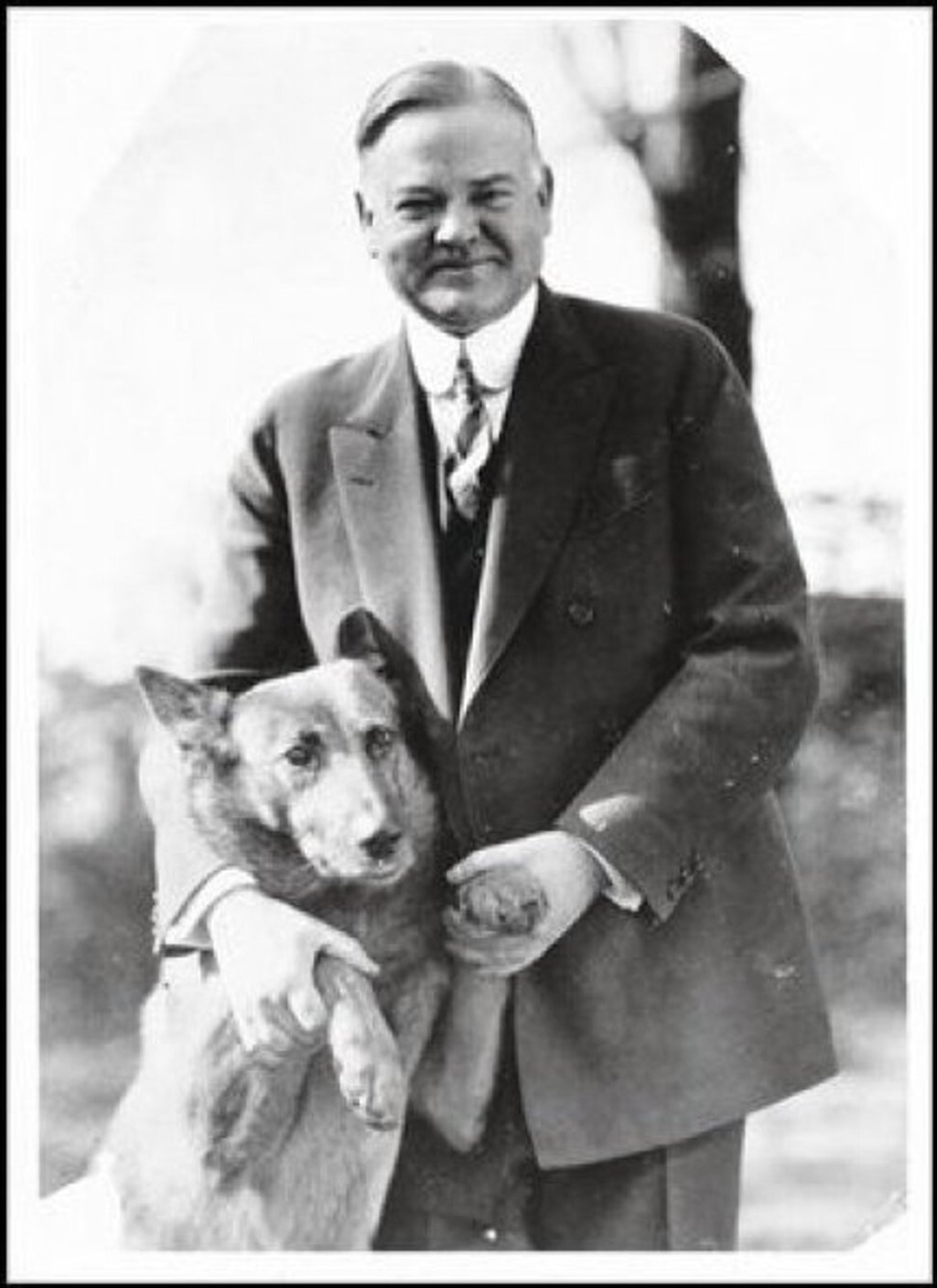 President Herbert Hoover and first lady Lou Henry Hoover actually had several dogs, but King Tut was the most famous. Photo: Presidential Pet Museum President Herbert Hoover and first lady Lou Henry Hoover actually had several dogs, but King Tut was the most famous. Photo: Presidential Pet Museum