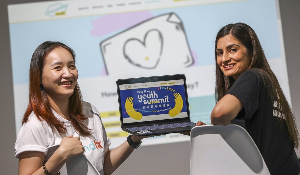 Cecilia Yiu and Nanki Luthra at Mind HK’s office in Wan Chai. Photo: May Tse