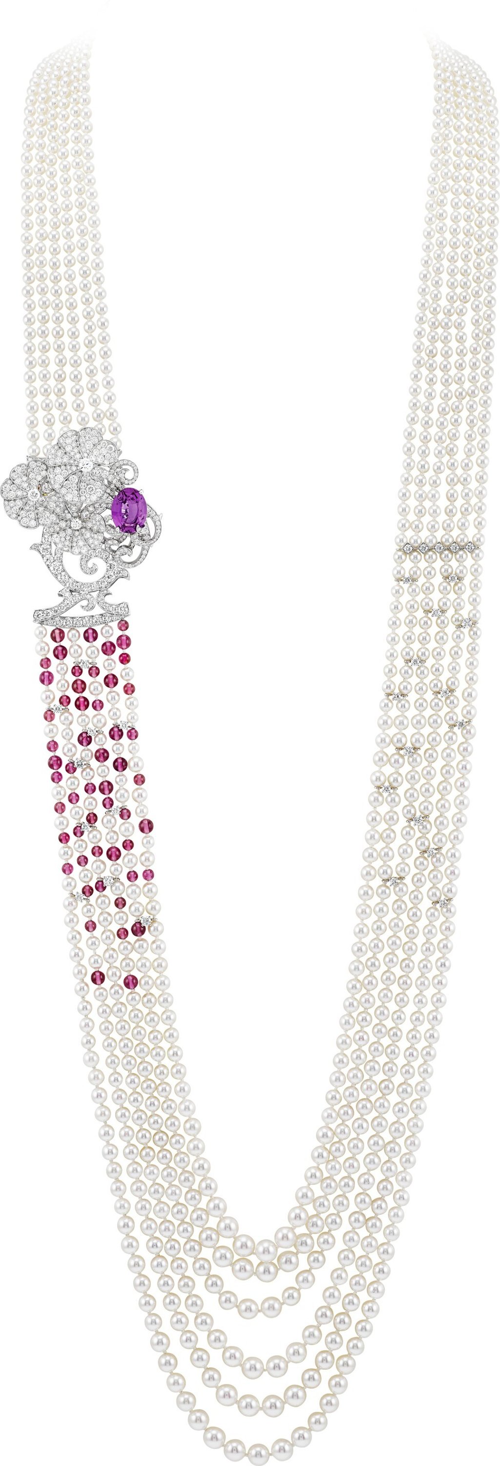 Lucioles necklace. Photo: VCA Lucioles necklace. Photo: VCA