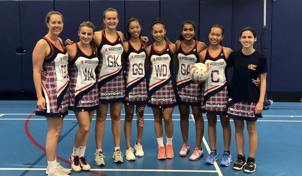 Claudia Leung (WD) with her Hong Kong Scottish Pipers teammates. Photo: Handout