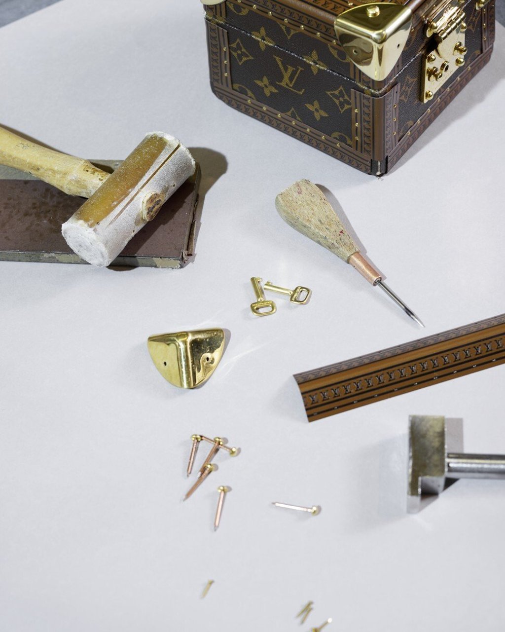 Tools, at the Louis Vuitton workshop in France. Photo: Handout