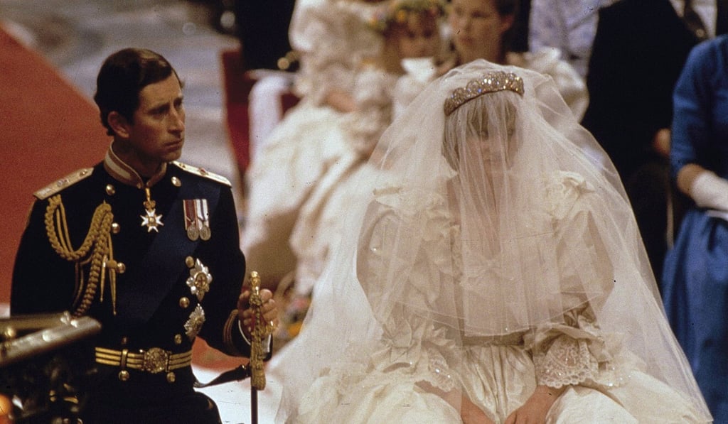 Britain’s Prince Charles and Diana on their wedding day at St. Paul’s Cathedral in London in 1981. Photo: AP
