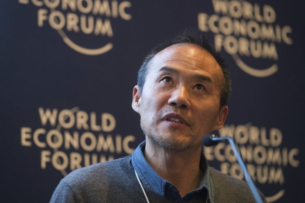 China Vanke CEO Wang Shi speaking during the China’s Growth Context session of the 43rd Annual Meeting of the World Economic Forum, WEF, in Davos, Switzerland in 2013. Photo: AP.