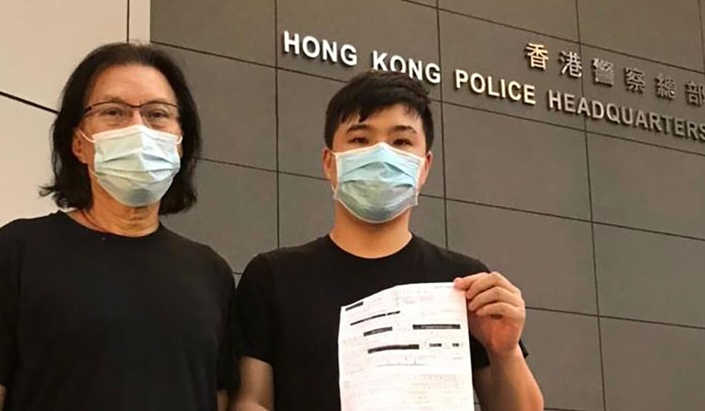 Kowloon City district councillor Timothy Lee (right) was arrested on Sunday. Photo: Facebook