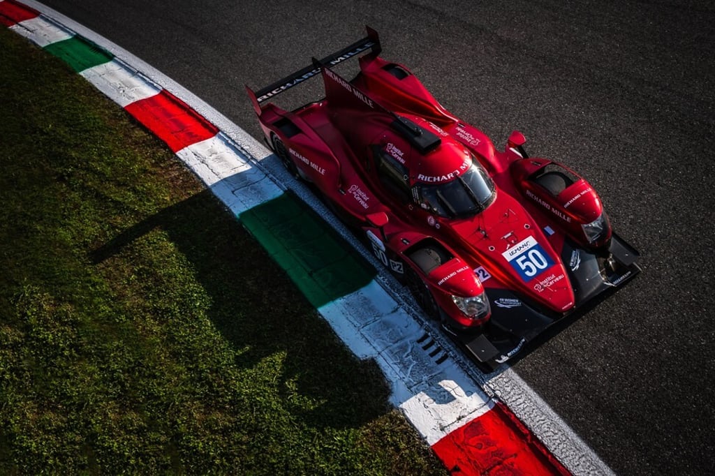 The Oreca 07 prototype racing car driven by the Richard Mille Racing Team. Photo: Thomas Fenêtre / DPPI