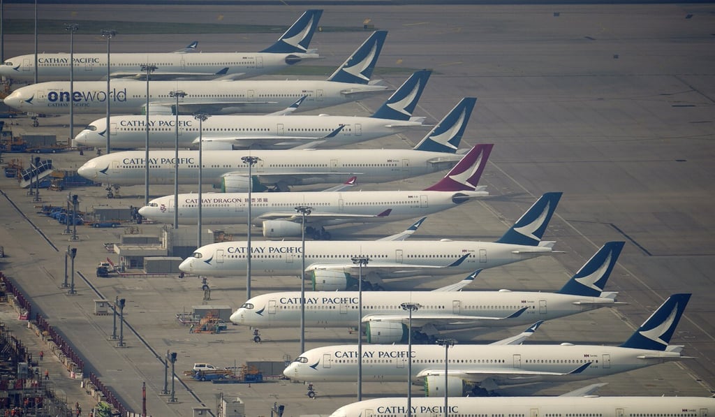 Planes at Hong Kong International Airport, Chek Lap Kok. Photo: Sam Tsang Planes at Hong Kong International Airport, Chek Lap Kok. Photo: Sam Tsang