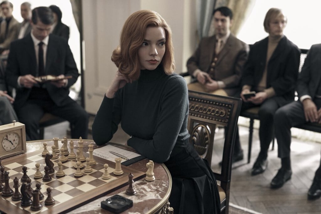 Anya Taylor-Joy as Beth Harmon in The Queen’s Gambit. Photo: Netflix