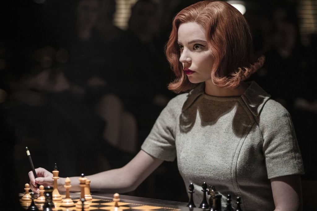 The Queen’s Gambit, which premiered on Netflix late in October, tells the coming-of-age story of a chess prodigy. Photo: Netflix