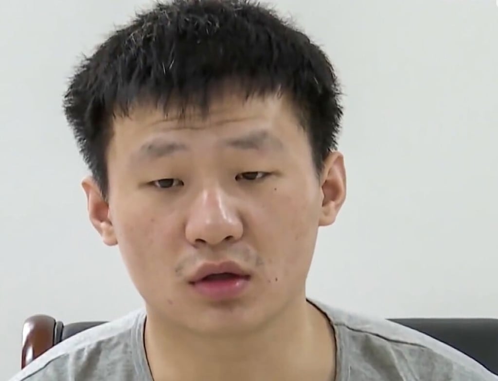 Yu Huan at his original court hearing. Photo: CCTV