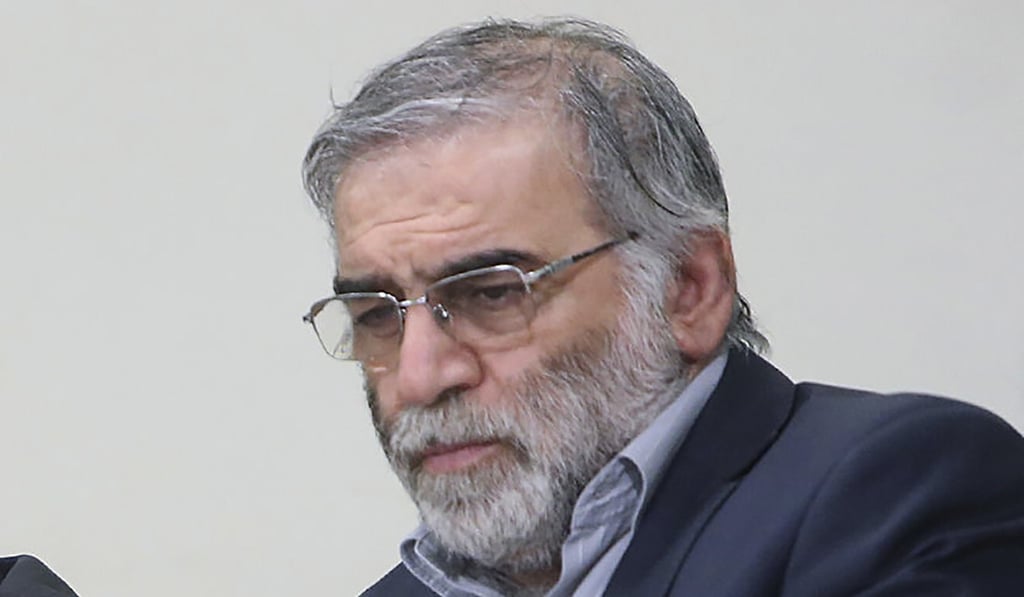 Slain Iranian nuclear scientist Mohsen Fakhrizadeh. Photo: Office of the Iranian Supreme Leader via AP Slain Iranian nuclear scientist Mohsen Fakhrizadeh. Photo: Office of the Iranian Supreme Leader via AP