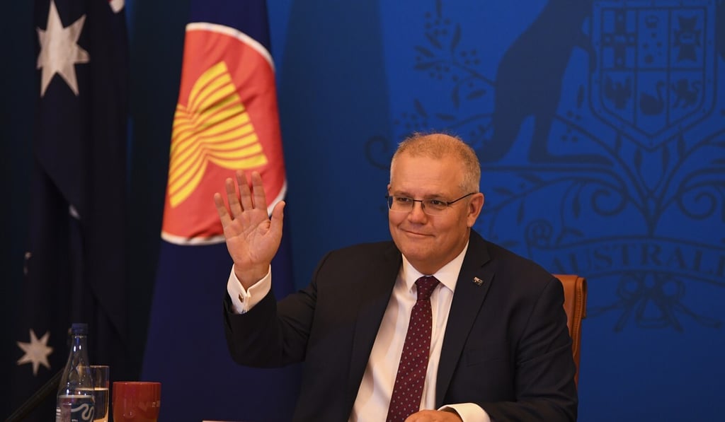 Australian Prime Minister Scott Morrison during the ASEAN-Australia Leaders' Summit at Parliament House in Canberra this month. Photo: AAP