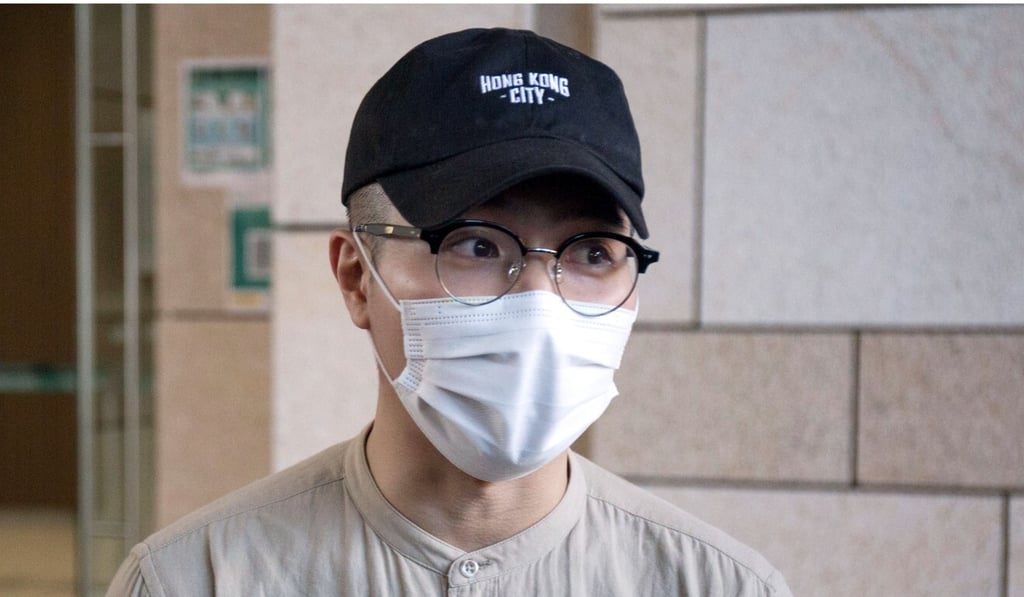 Tseung Kwan O resident Tsui Ka-long outside the Coroner's Court on Monday. Photo: Brian Wong