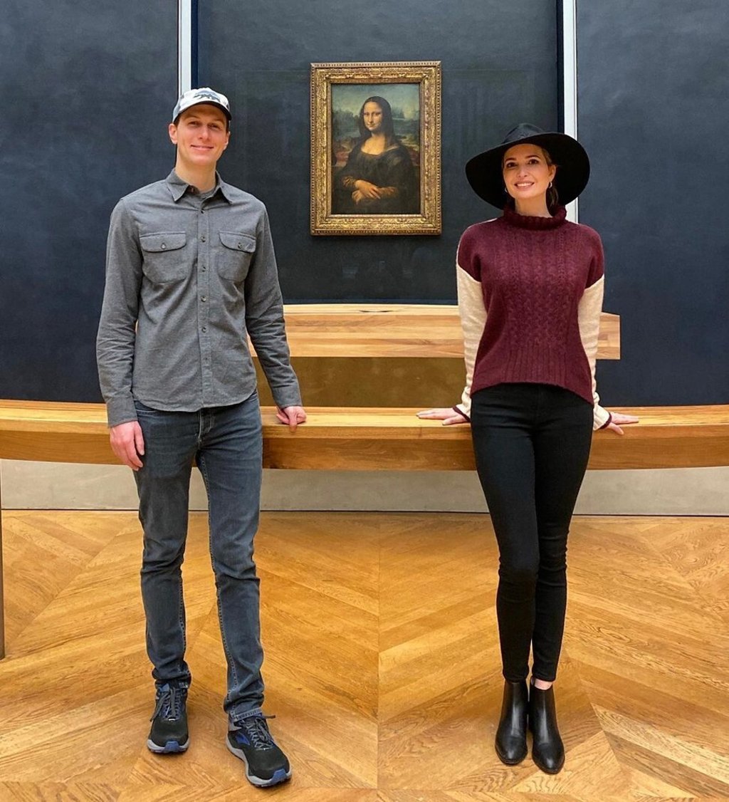 Jared Kusher and Ivanka Trump at the Louvre. Photo: @Ivankatrump/Instagram Jared Kusher and Ivanka Trump at the Louvre. Photo: @Ivankatrump/Instagram