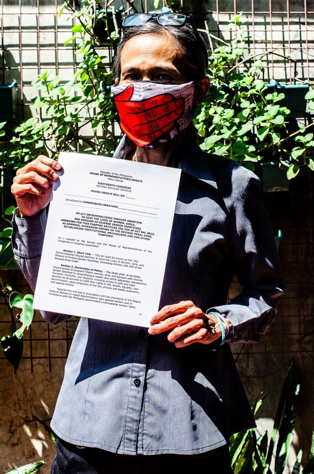 Atty Clara Rita Padilla is a long-time advocate for women’s rights. Photo: Maro Enriquez