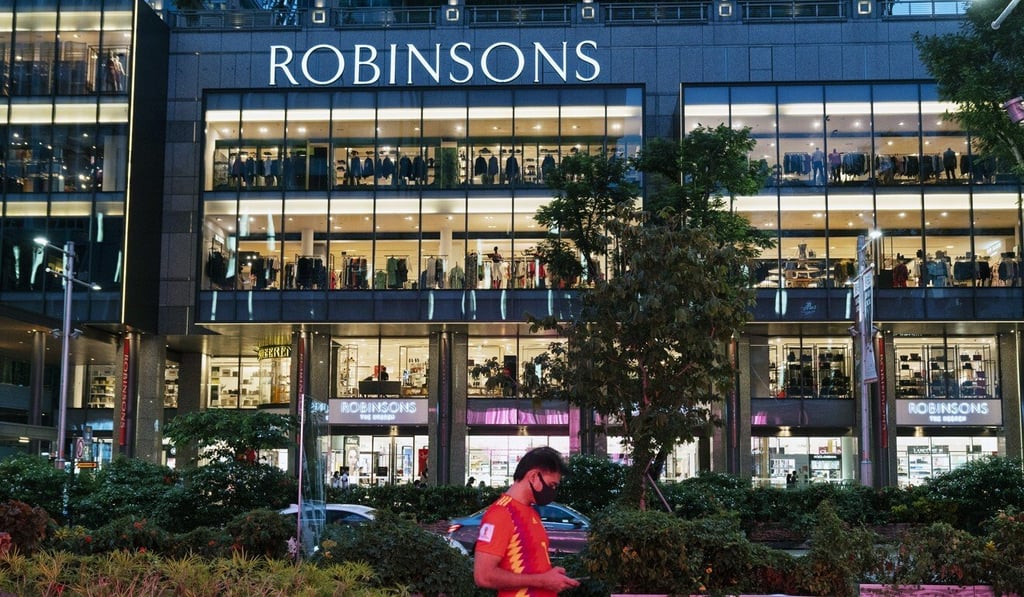 Robinsons closed its last two department stores in Singapore in October. Photo: Bloomberg Robinsons closed its last two department stores in Singapore in October. Photo: Bloomberg