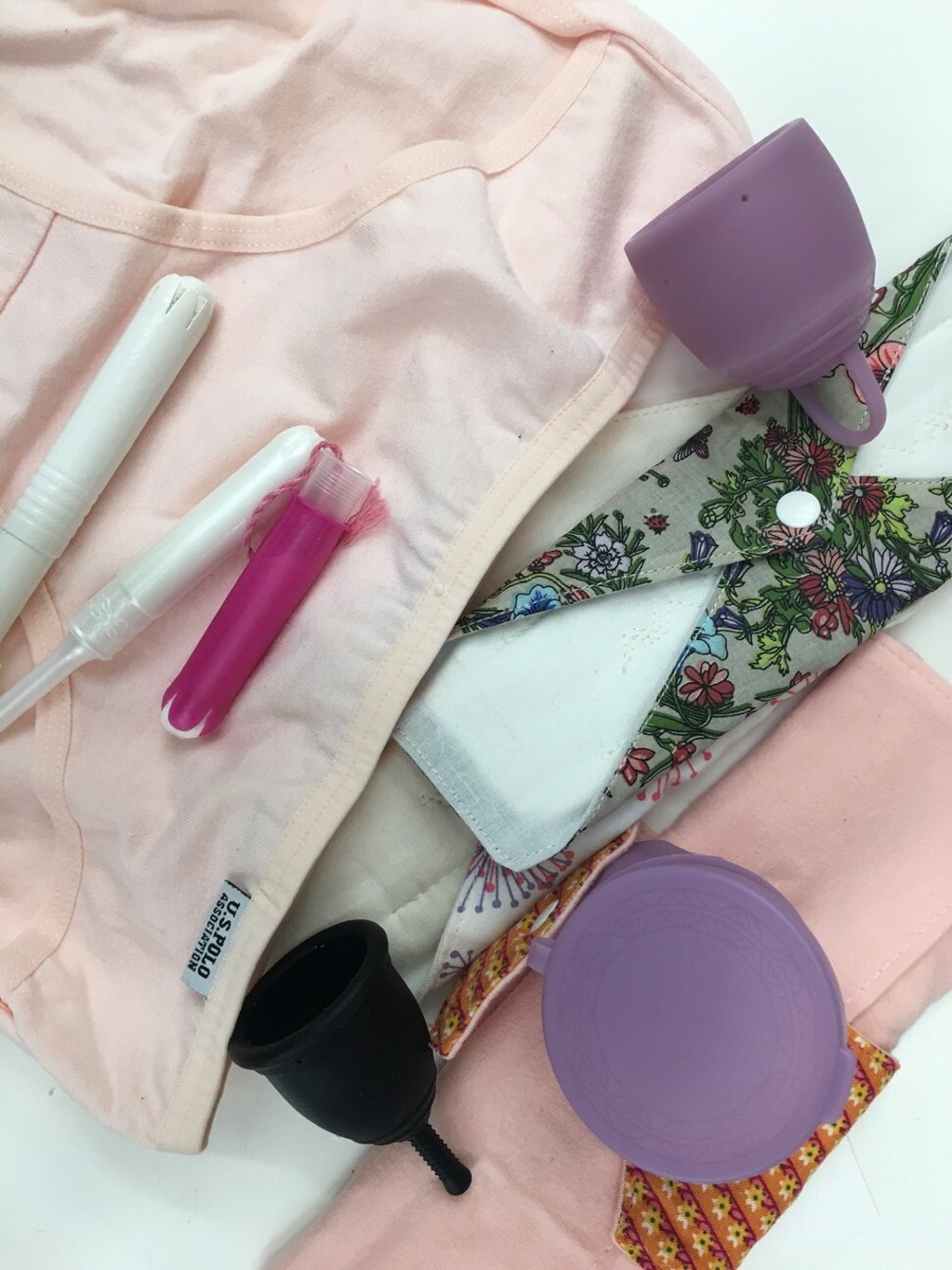 Some of the products at Happeriod, the NGO Zoe Chan founded in 2014. Photo: Kylie Knott Some of the products at Happeriod, the NGO Zoe Chan founded in 2014. Photo: Kylie Knott