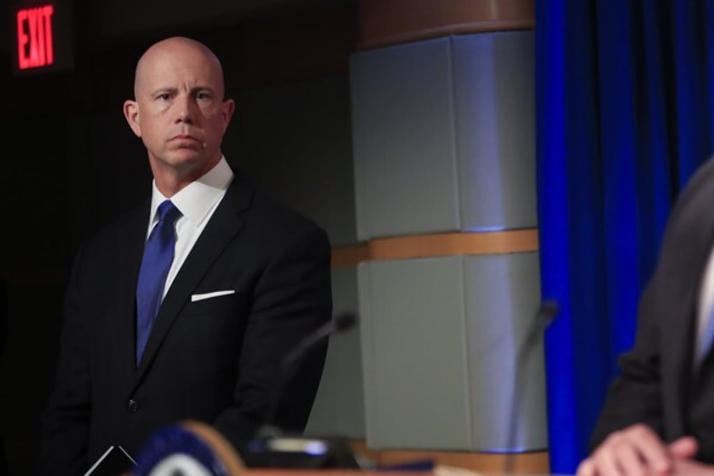 US State Department deputy spokesman Cale Brown. Photo: AFP US State Department deputy spokesman Cale Brown. Photo: AFP
