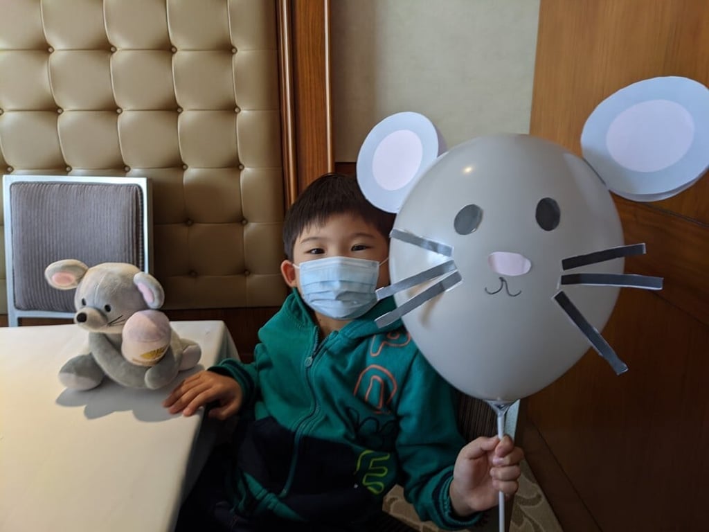 Balloon art at the kid’s club is part of Staycation at MO. Photo: SCMP