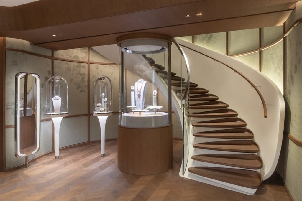 Van Cleef & Arpels’ Landmark flagship store in Hong Kong reopens after renovation. Photo: VCA Van Cleef & Arpels’ Landmark flagship store in Hong Kong reopens after renovation. Photo: VCA