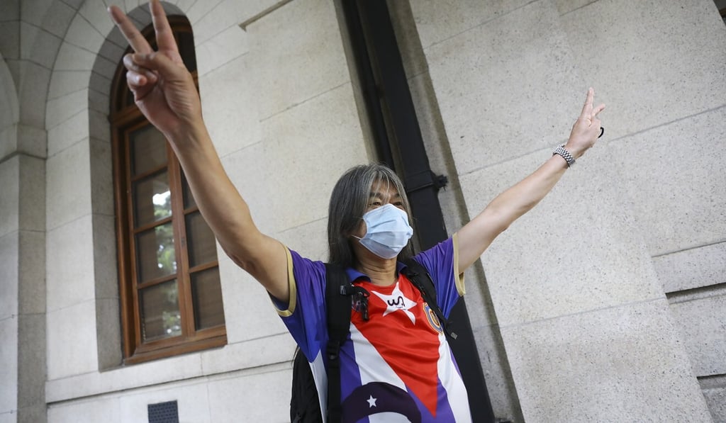 Leung appears for his final appeal against the public prison operator that cut his hair while he was jailed. Photo: Dickson Lee Leung appears for his final appeal against the public prison operator that cut his hair while he was jailed. Photo: Dickson Lee