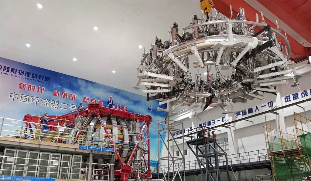 The HL-2M apparatus is able to operate at 150 million degrees Celsius. Photo: Weibo