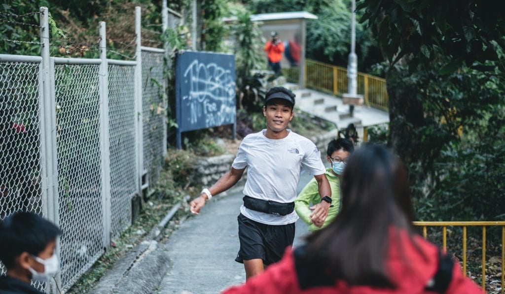 Wong Ho-chung finishes the 100km route before sunset. Photo: Moment Sports Photography