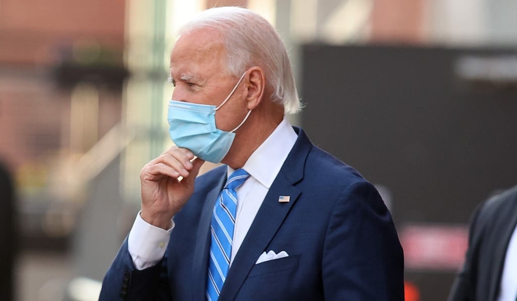 US President-elect Joe Biden in Wilmington, Delaware on Monday. Photo: Getty Images via AFP
