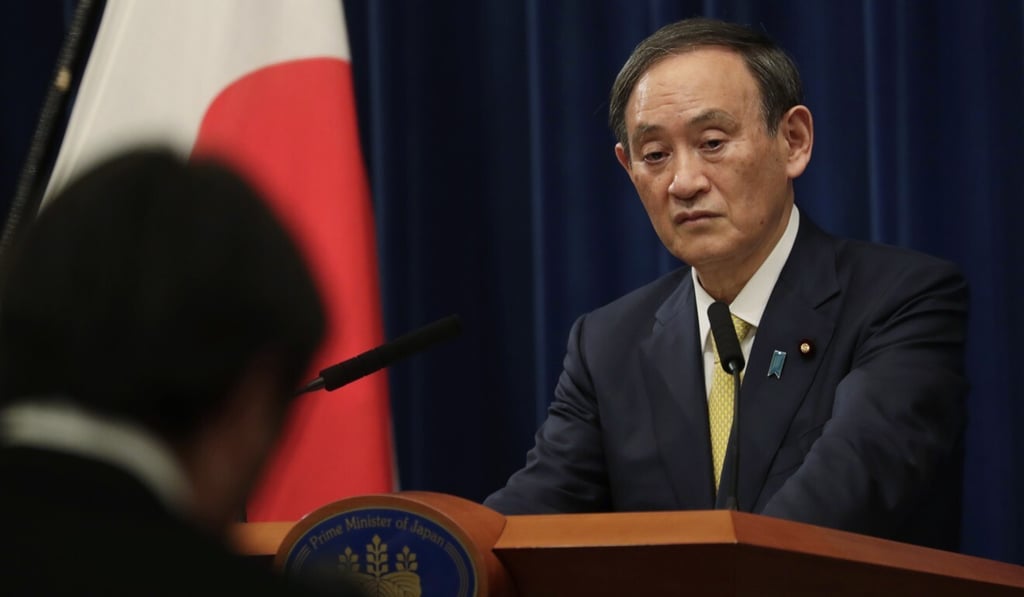 Yoshihide Suga’s government plans to allocate US$19 million to back local schemes that help residents find love. Photo: Bloomberg