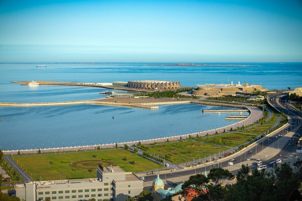 The promenade in Baku, Azerbaijan. Photo: Getty Images