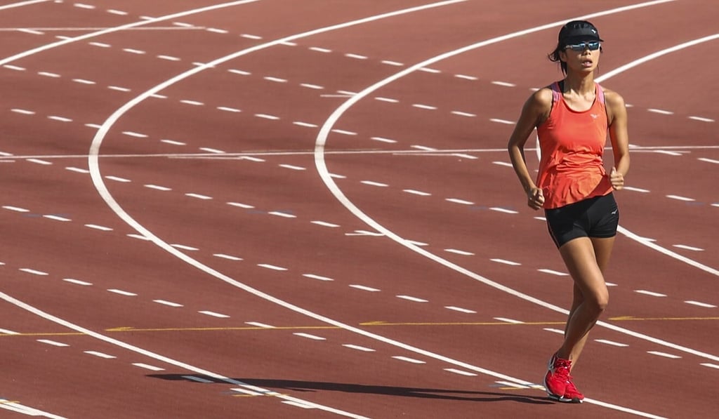 Ching Siu-nga in training. Photo: Nora Tam Ching Siu-nga in training. Photo: Nora Tam