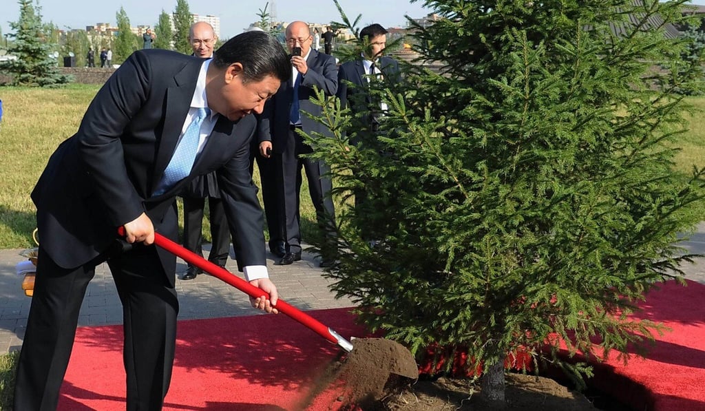 The Belt and Road Initiative was introduced by Xi during his 2013 visit to Kazakhstan. Photo: AFP
