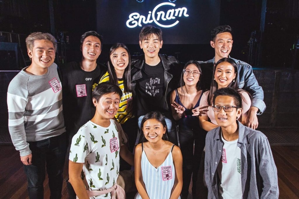 The Subtle Asian Traits team at an Eric Nam concert. The group has just shy of two million members. Photo: courtesy of SAT