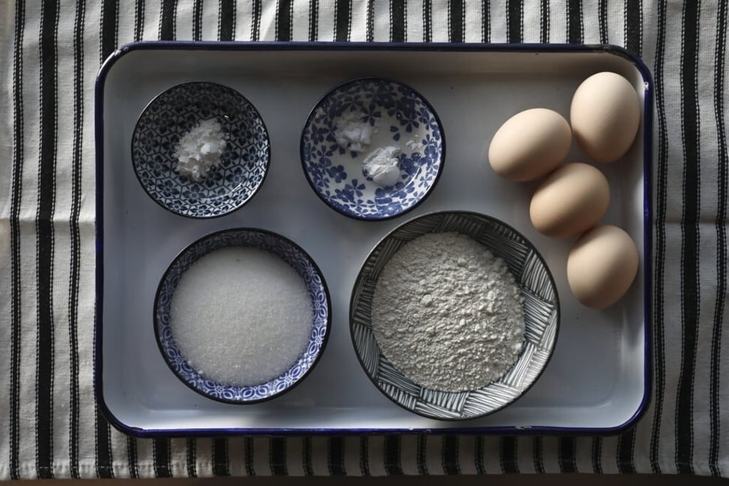 The ingredients for the cake layers. Photo: SCMP / Jonathan Wong The ingredients for the cake layers. Photo: SCMP / Jonathan Wong