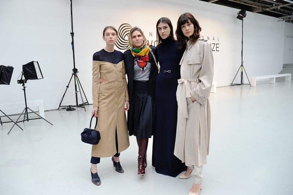 Gabriela Hearst and models at the International Woolmark Prize Final in Paris in 2017. Photo: Wool.com Gabriela Hearst and models at the International Woolmark Prize Final in Paris in 2017. Photo: Wool.com
