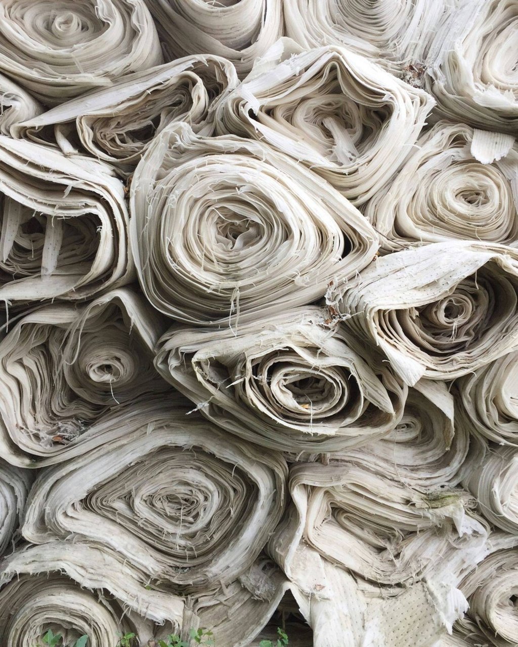 Rolls of sustainable recycled textile. Photo: Ethan Bodnar Rolls of sustainable recycled textile. Photo: Ethan Bodnar