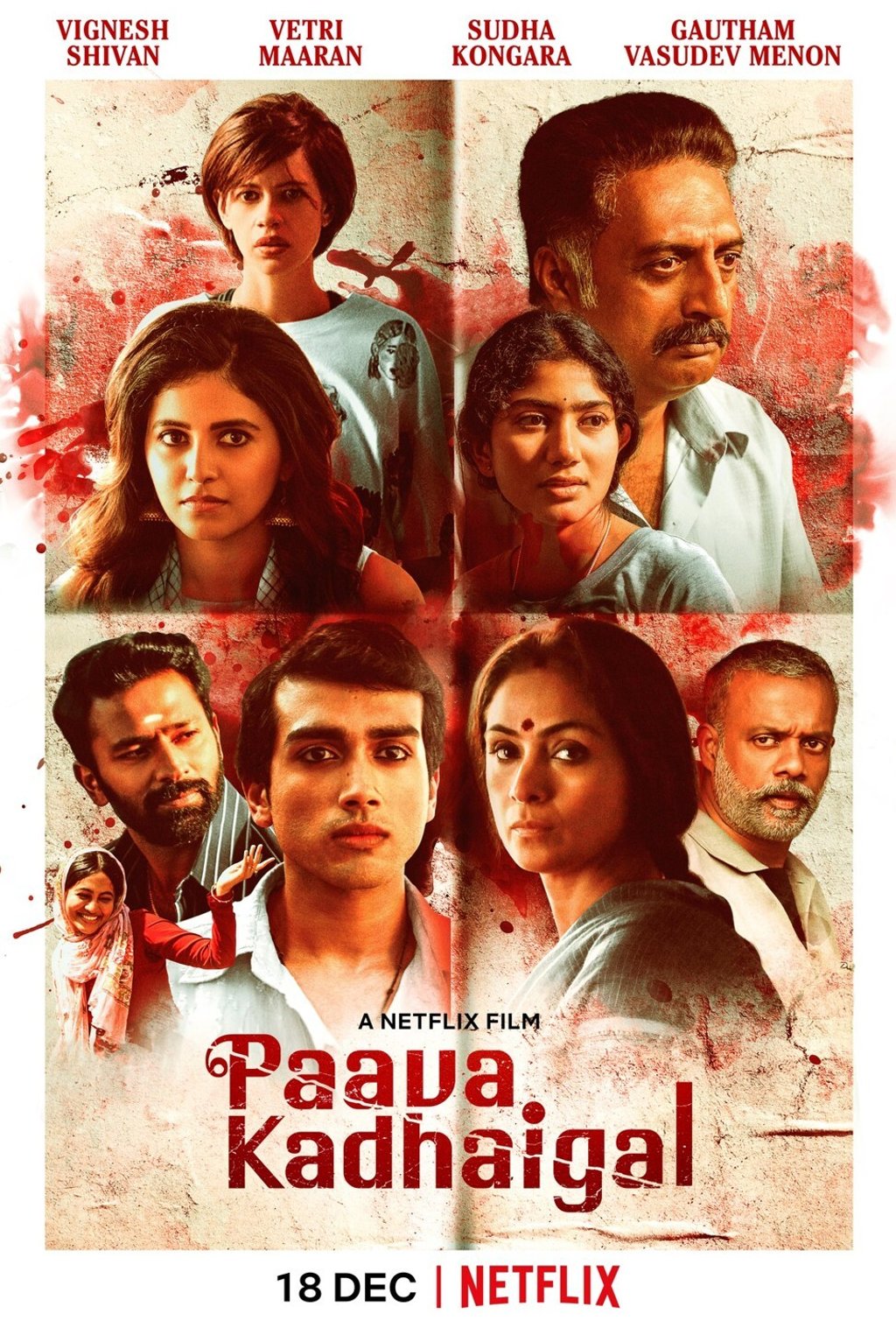 Netflix movie Paava Kadhaigal’s poster. Photo: @SaipallaviFC/Twitter Netflix movie Paava Kadhaigal’s poster. Photo: @SaipallaviFC/Twitter