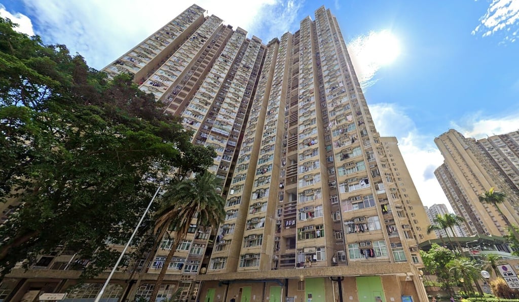 Both incidents involving the elderly Hongkonger took place outside Sun Wo House in Tai Po. Photo: Google Map
