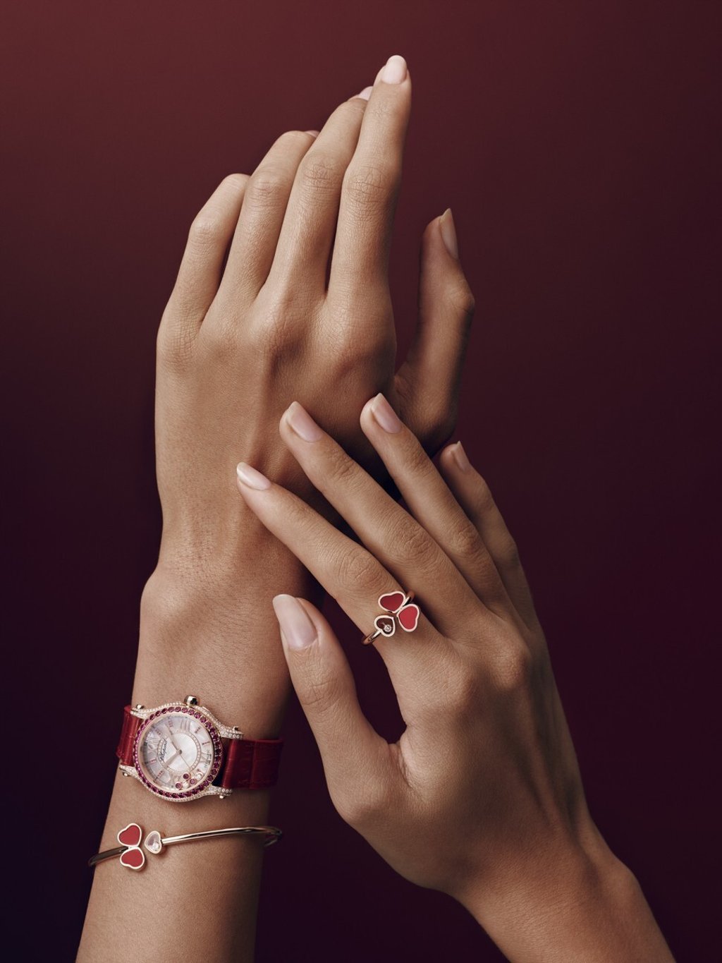 Chopard Happy Hearts Wings collection. Photo: Régis Golay