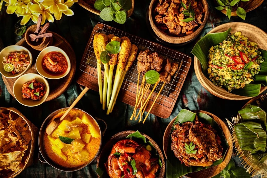 A typical assortment of dishes included in a rijsttafel. Photo: Getty Images/iStockphoto