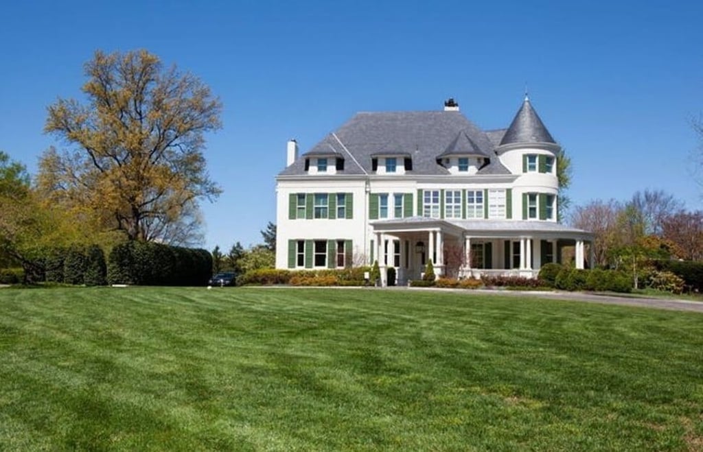 Number One Observatory Circle, the vice-president’s residence, close to the White House. Photo: @flywithkamala/Twitter
